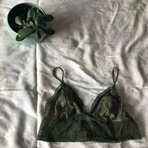 Victoria’s Secret Green Lace Bralette